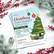 Niedliche Weihnachtsmesse & Market Holiday Event