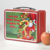 Niedliche Weihnachtsmetall-Lunch Box Metall Lunch Box (Beispiel)