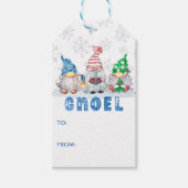 Niedliche Weihnachtsmomente GNOEL-Schneeflocken BI Geschenkanhänger (Vorderseite)