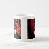 Niedliche WeihnachtsMops-Kaffee-Tasse Kaffeetasse (Mittel)