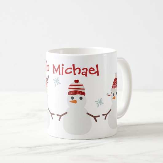 Niedliche Weihnachtsmugge des Kindes Kaffeetasse (VorderseiteRechts)