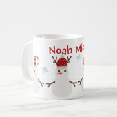Niedliche Weihnachtsmugge des Kindes Kaffeetasse (Vorderseite Links)