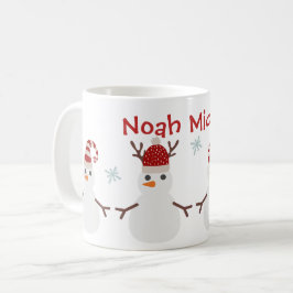 Niedliche Weihnachtsmugge des Kindes Kaffeetasse