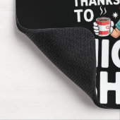 Niedliche Weihnachtsnachtsfeiertage für gesunde Me Mousepad (Ecke)