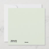 Niedliche Weihnachtsnachtsnachtskarte Feiertagskarte (Rückseite)