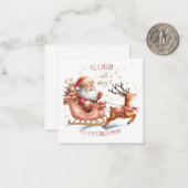 Niedliche Weihnachtsnotelets Mitteilungskarte (Vorderseite/Rückseite Beispiel)