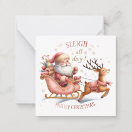 Niedliche Weihnachtsnotelets Mitteilungskarte