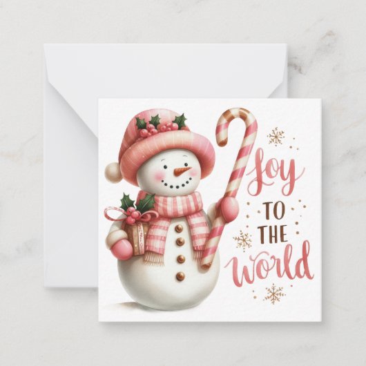 Niedliche Weihnachtsnotelets Mitteilungskarte (Vorderseite)