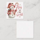 Niedliche Weihnachtsnotelets Mitteilungskarte (Vorne/Hinten)