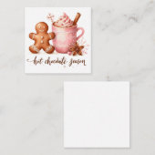 Niedliche Weihnachtsnotelets Mitteilungskarte (Vorne/Hinten)