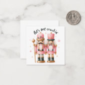 Niedliche Weihnachtsnotelets Mitteilungskarte (Vorderseite/Rückseite Beispiel)