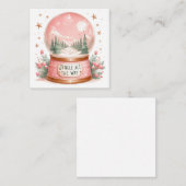 Niedliche Weihnachtsnotelets Mitteilungskarte (Vorne/Hinten)