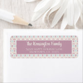 Niedliche Weihnachtspastel Sweater Pattern (Insitu)