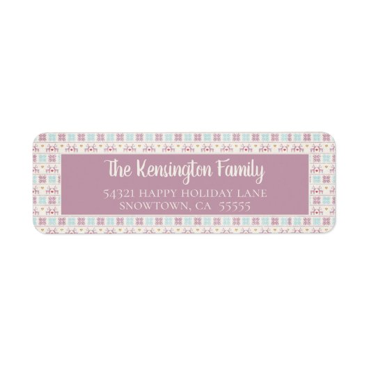 Niedliche Weihnachtspastel Sweater Pattern (Vorne)