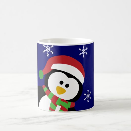 Niedliche Weihnachtspenguin-Tassen Kaffeetasse (Mittel)