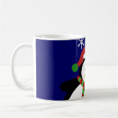 Niedliche Weihnachtspenguin-Tassen Kaffeetasse (Links)