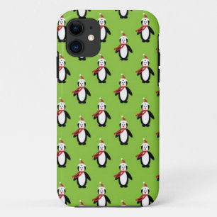 Niedliche Weihnachtspinguine iPhone 11 Hülle