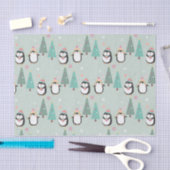 Niedliche Weihnachtspinguine Seidenpapier (Handwerk)