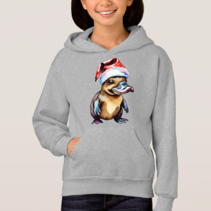 Niedliche Weihnachtsplatypus Hoodie