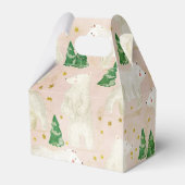 Niedliche Weihnachtspolarbären in Evergreen Forest Geschenkschachtel (Rückseite)
