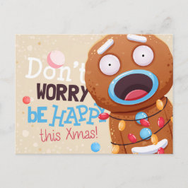 Niedliche Weihnachtspostkarte Postkarte