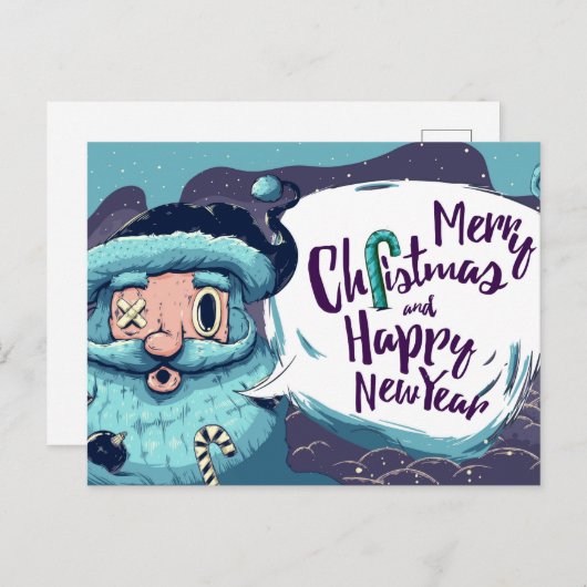 Niedliche Weihnachtspostkarte Postkarte (Vorne/Hinten)