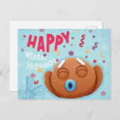 Niedliche Weihnachtspostkarte Postkarte (Vorne/Hinten)