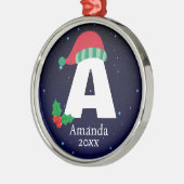 Niedliche Weihnachtsprämie Ornament Aus Metall (Links)