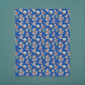 Niedliche Weihnachtsrakoons mit Geschenken Snowglo Fleecedecke