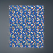 Niedliche Weihnachtsrakoons mit Geschenken Snowglo Fleecedecke