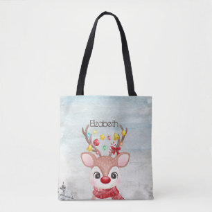 Niedliche Weihnachtsrentier Tasche