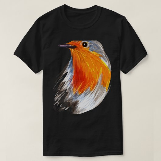Niedliche WeihnachtsRobin Costume Bird Watcher Vog T-Shirt (Design vorne)