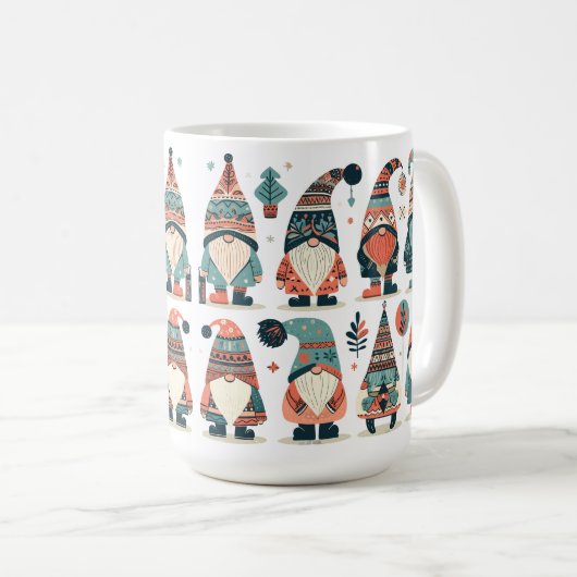 Niedliche Weihnachtssammlung Kaffeetasse (VorderseiteRechts)