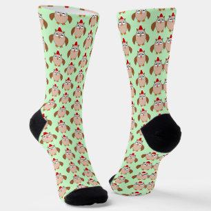 Niedliche Weihnachtsschale Gemustert Socken
