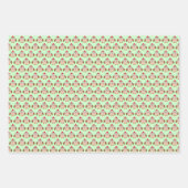 Niedliche Weihnachtsschale Geschenkpapier Set (Vorderseite 3)