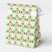 Niedliche Weihnachtsschale Geschenkschachtel (Rückseite)