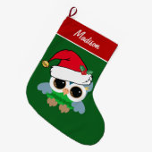 Niedliche Weihnachtsschale Großer Weihnachtsstrumpf (Vorderansicht (hängend))