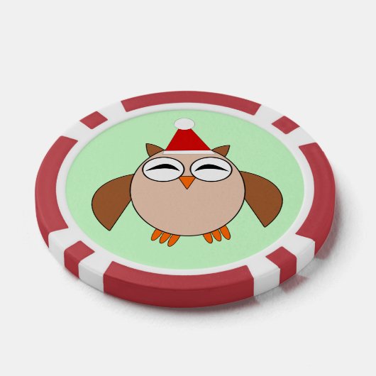 Niedliche Weihnachtsschale Pokerchips (Einzeln)