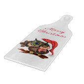 Niedliche Weihnachtsschale Schneidebrett (Ecke)