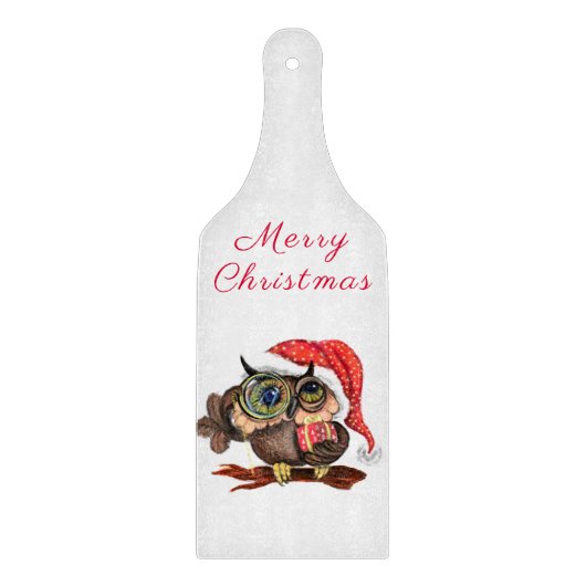 Niedliche Weihnachtsschale Schneidebrett (Vorderseite)