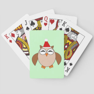 Niedliche Weihnachtsschale Spielkarten