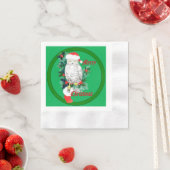 Niedliche Weihnachtsschale und Strumpf Serviette (Beispiel)