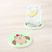 Niedliche Weihnachtsschale Untersetzer (Seite)