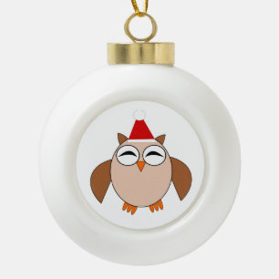 Niedliche Weihnachtsschmuck Keramik Kugel-Ornament