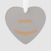 Niedliche Weihnachtsschmuck Ornament (Rückseite)