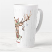 Niedliche Weihnachtsschmuck | Rustikales Holz Milchtasse (Rechte Ecke)