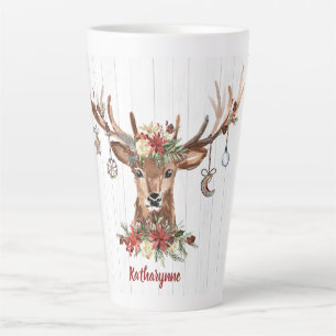 Niedliche Weihnachtsschmuck   Rustikales Holz Milchtasse