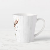 Niedliche Weihnachtsschmuck | Rustikales Holz Milchtasse (Rechts)