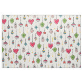 Niedliche Weihnachtsschmuckmuster Stoff (Yard (91,4 cm))