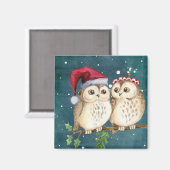 Niedliche Weihnachtsschnecken Magnet (Vorderseite/Rückseite)